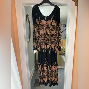 Free people floral maxi.